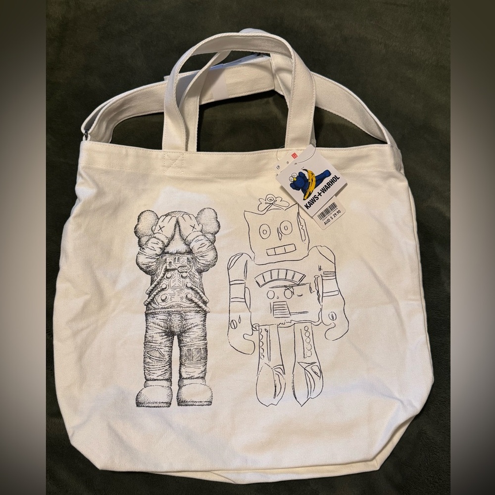 KAWS + WARHOL 2 Way Tote Bag